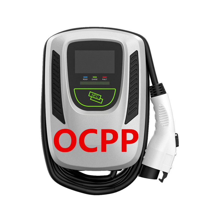 EV зарядная станция OCPP 1.6J coche Электрический зарядный кабель умная электрическая Автомобильная зарядная станция ev зарядный кабель с ocpp 1,6