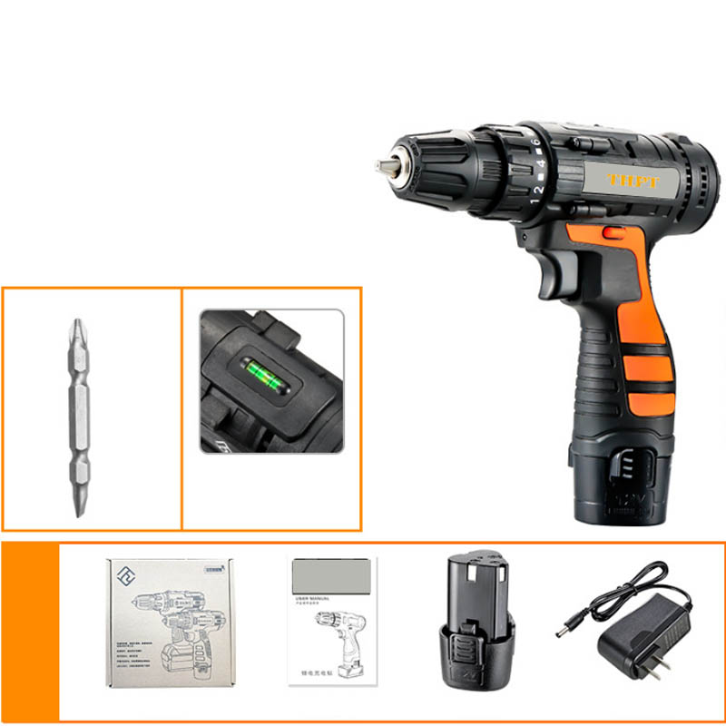 Cordless Drill Power Screwdriver Multi Function Charging Electric Hand Drill Home Industrial Electric Screwdriver