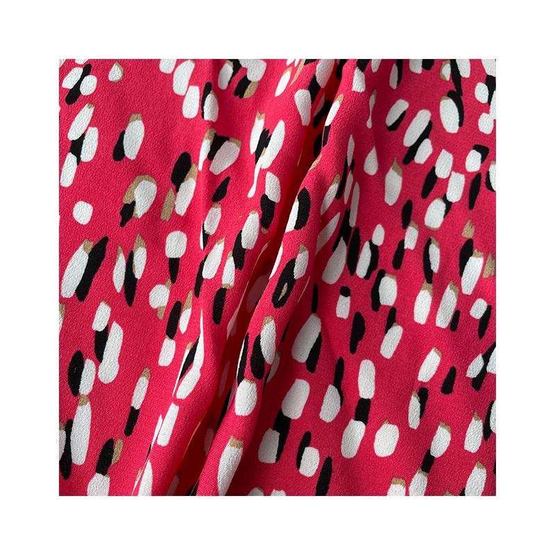 Custom Digital Print Woven 100% Viscose Printed Fabric For Clothing