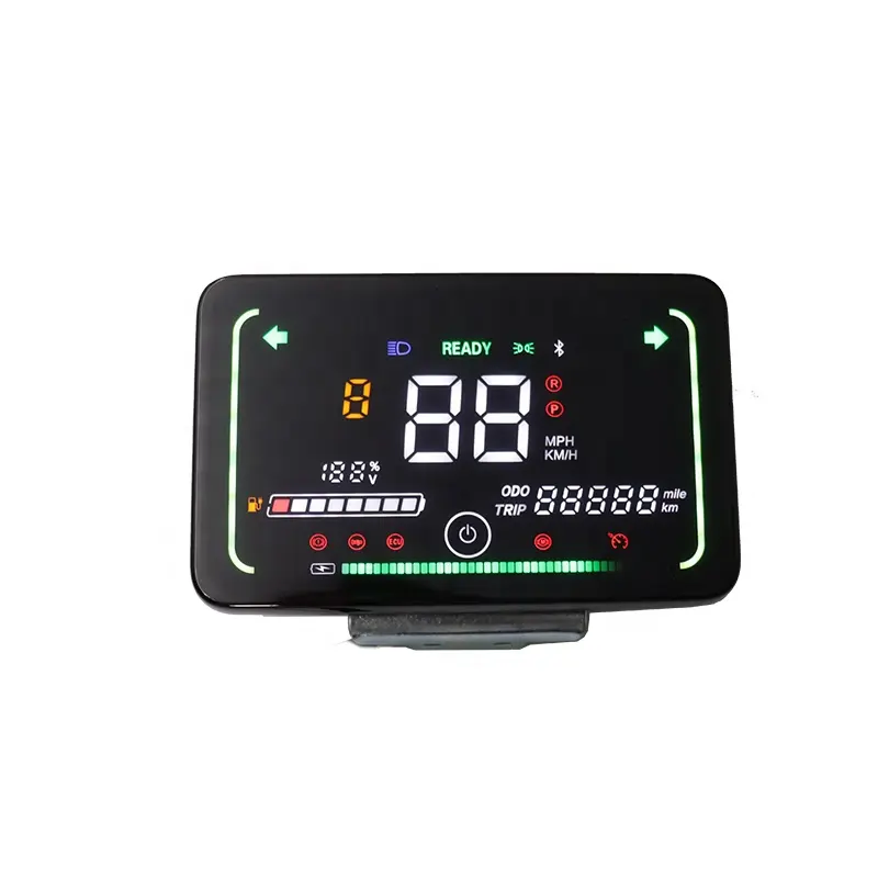 48V 60V 72V 96V Speedometer One LIN Communication T1 Colorful Instrument Display For VOTOL Controller