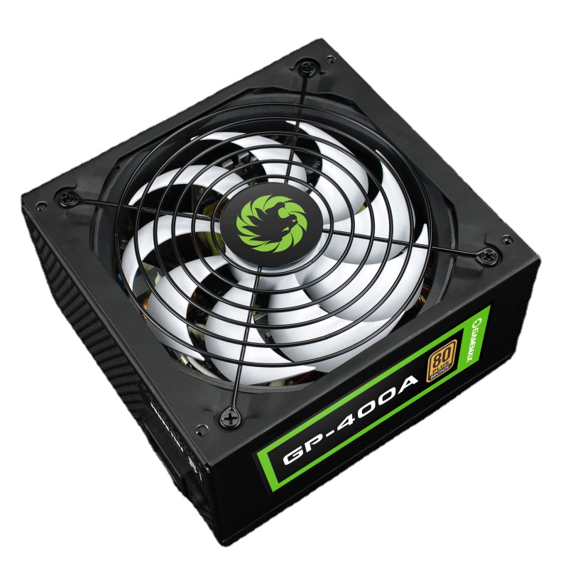 Лидер продаж, бронзовый стабильный блок питания GAMEMAX 80 PLUS с низким уровнем шума ATX 400 Вт для ПК, блок питания для игрового компьютера