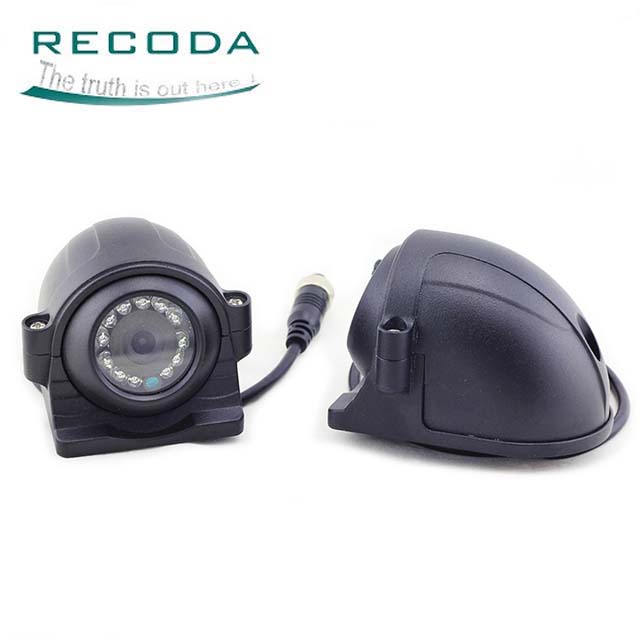 Отклоняющаяся камера для транспортного средства RECODA CM03 1080P 2 Мп CMOS с 4-контактным авиационным штекером для автобусов грузовиков, фургонов с открытым прицепом