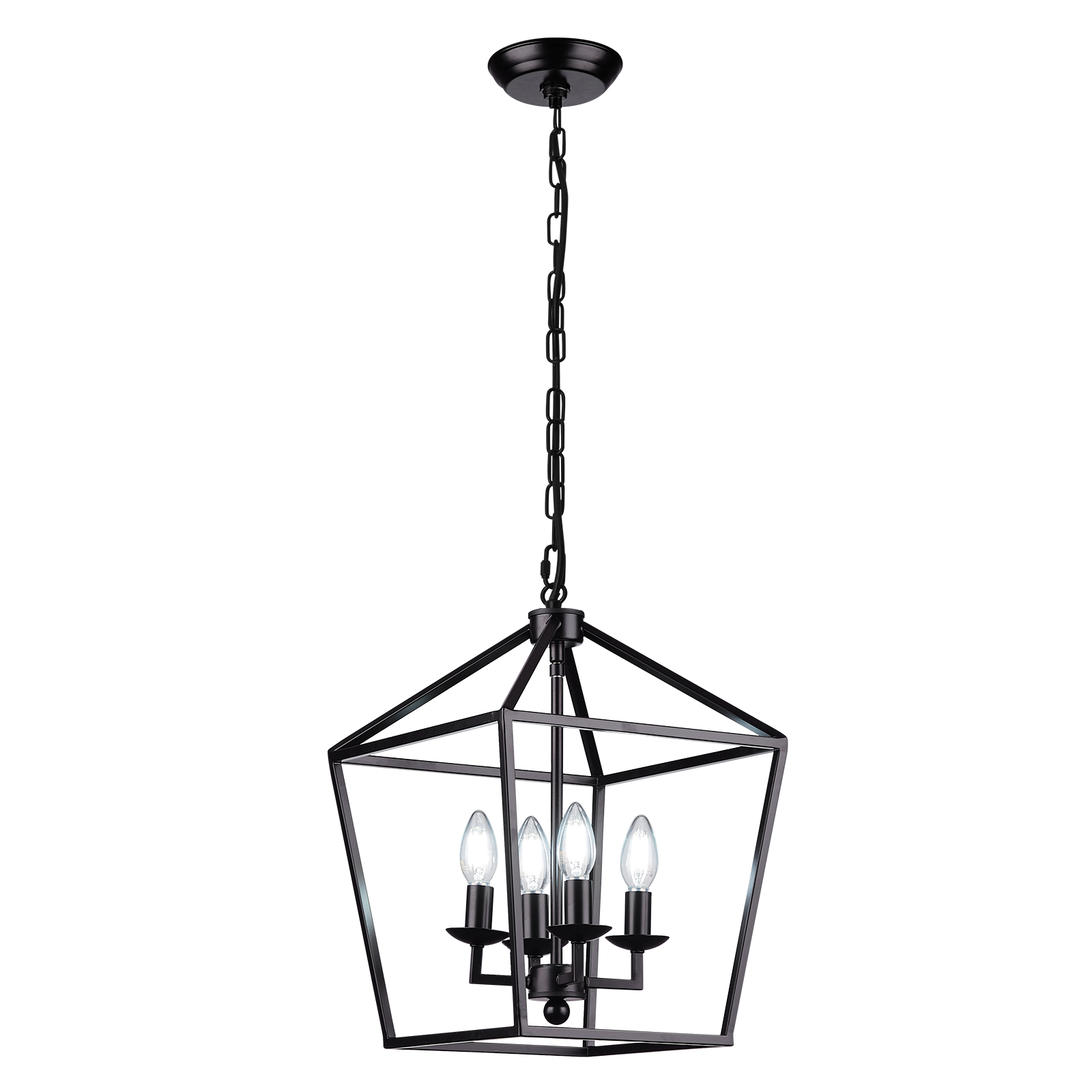 Black hanging lights ceiling lamp hotel shop office lighting creative pendant light indoor