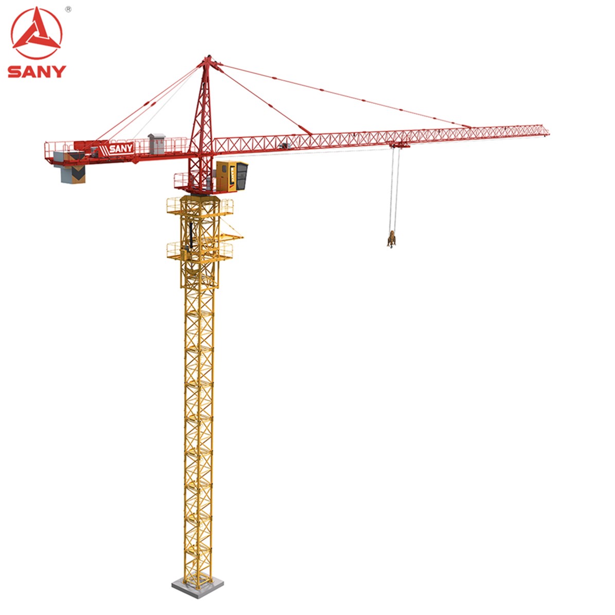 Tip-top SYT80  T6013-6  SANY build tower 50m height tower crane construct crane tower part gruas torres a escala 6/8T