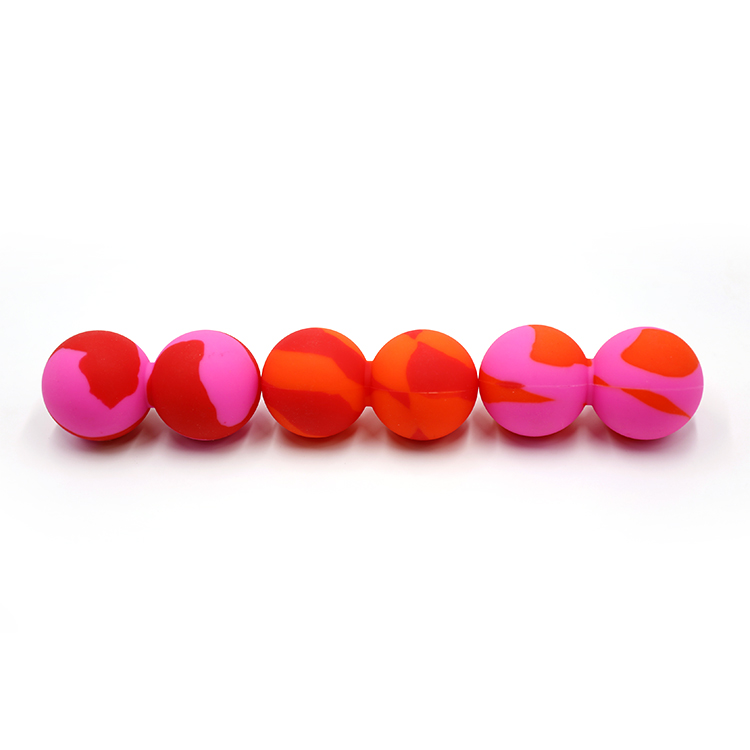 Eco Friendly Yoga Massage Ball Custom Peanut Ball Silicone Roller Peanut Yoga Ball