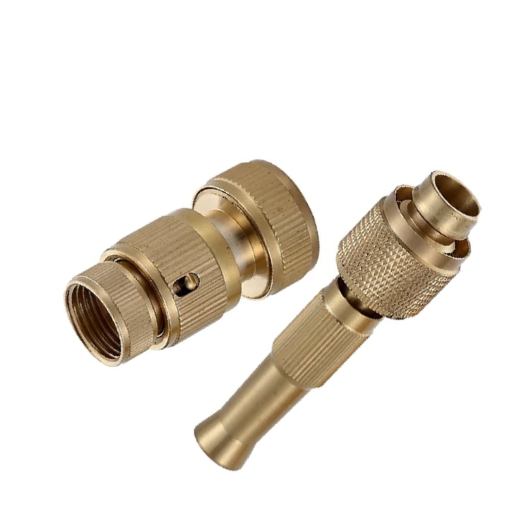 Pipe Gardening Cooling Spray Nozzle Garden Irrigation Spray Gun Adjustable Brass Car Wash Lawn Watering Water Sprinkler