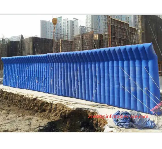 Sound Festival Use Portable Lightweight Oxford Noise Control Noise Barrier Inflatable Noise Barriers Inflatable Wall