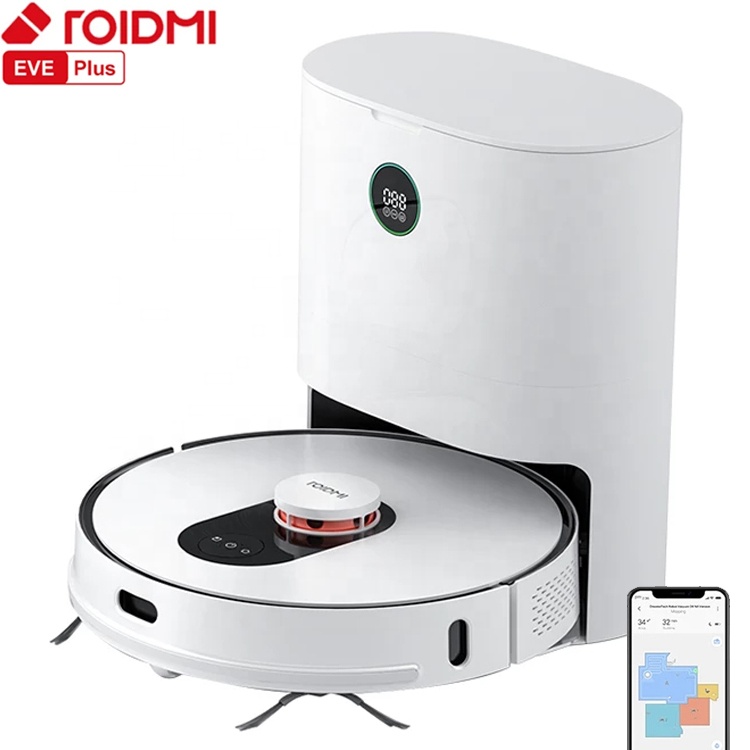 Global Version Smart APP Control Google Assistant Alexa Auto Dust Collection Robot Vacuum Mop Cleaner Xiaomi Roidmi Eve Plus
