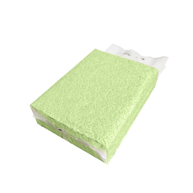 Highly Absorbent Eco Clean Crushed Tofu Cat Litter With Vacuum Plastic Packaging