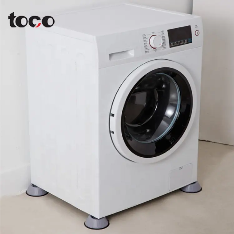 Toco Washing Machine Fixed Non-Slip Pad 4pcs Anti Slip Rubber Foot Pad Rubber Leg Washing Machine