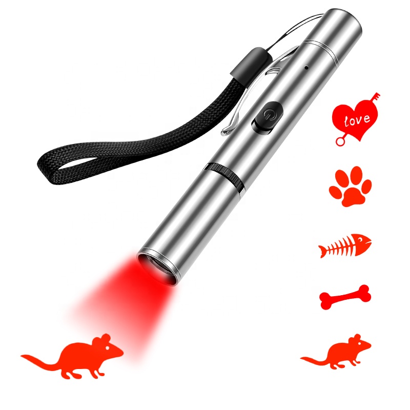 2021 модная Usb перезаряжаемая забавная красная лазерная ручка в виде кошки с несколькими узорами электронные интерактивные игрушки для кошек