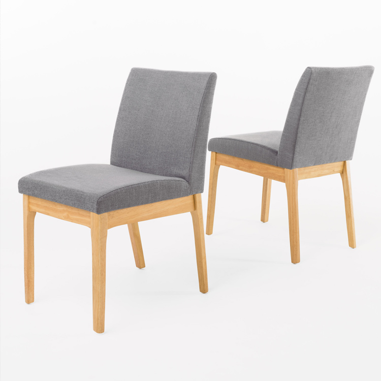 New design hot sale dining room furniture fabric dining chairs