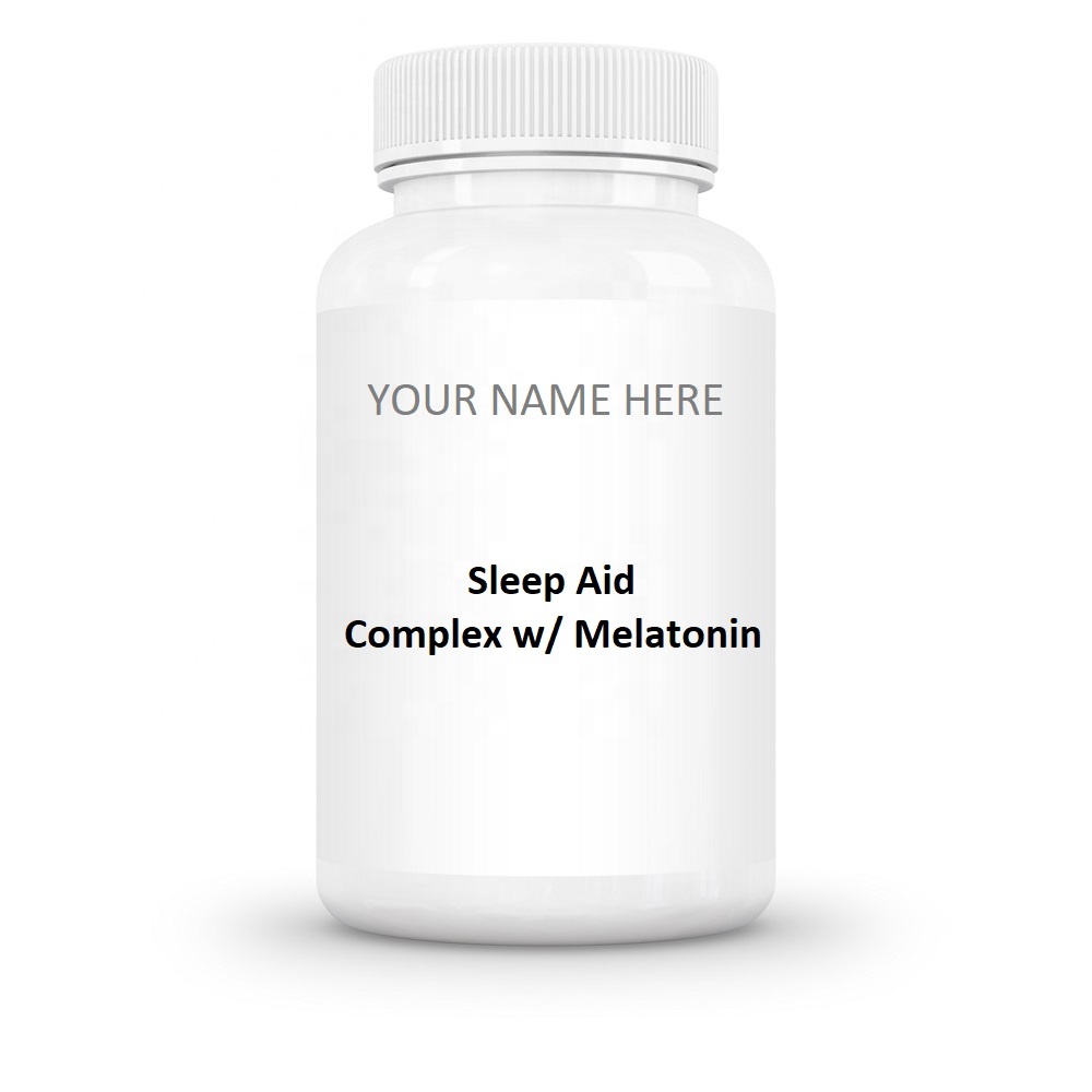 Made in USA Private Label GMPc Capsules 60 ct Sleep Aid Supplement