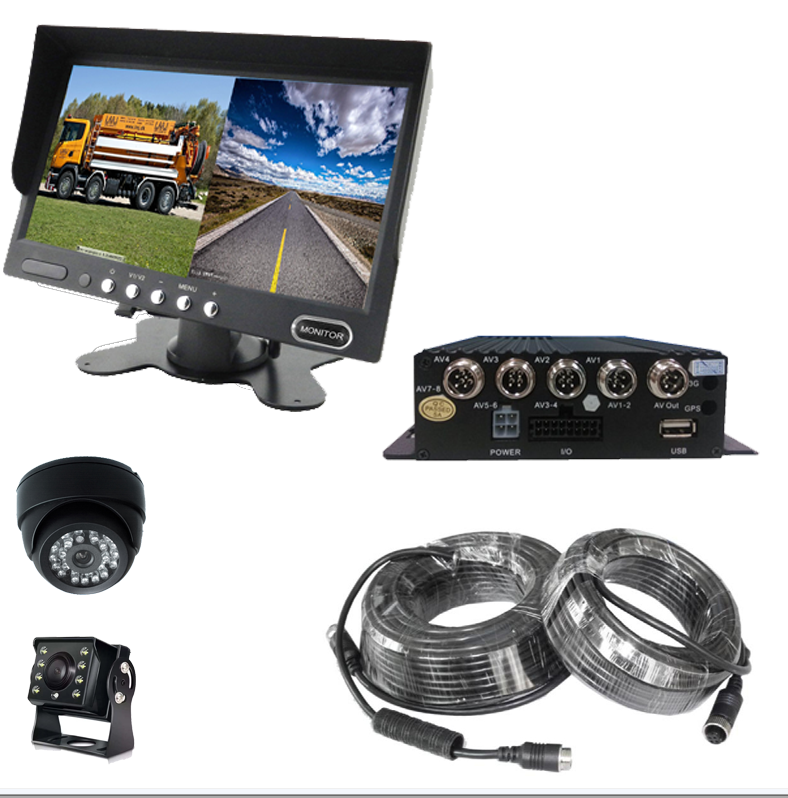 12V/24/36V 1080P/720P/ AHD 4G GPS Wifi грузовик/автобус Мобильный DVR с AHD камерой AHD монитор