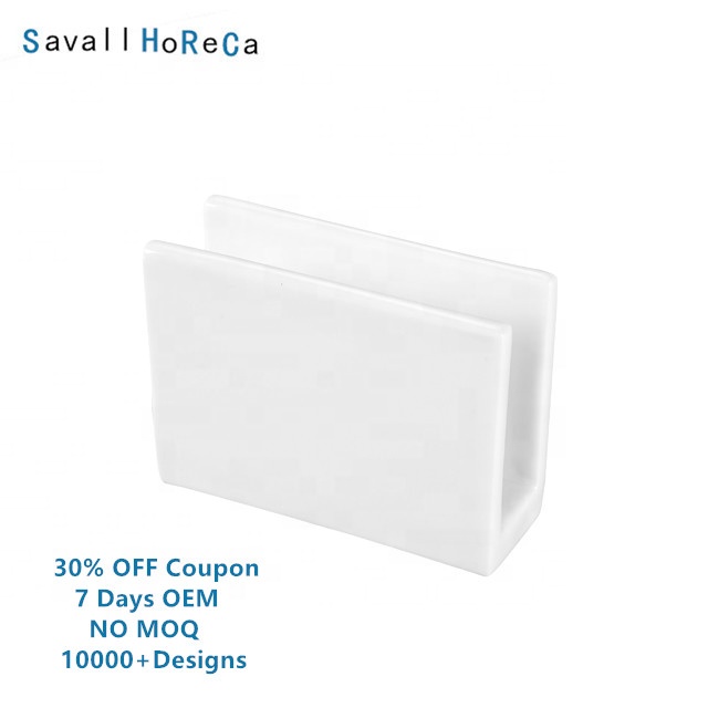Savall HoReCa Звездный отель Кейтеринг костяной Китайский держатель для салфеток фарфоровый держатель для салфеток керамический держатель для салфеток
