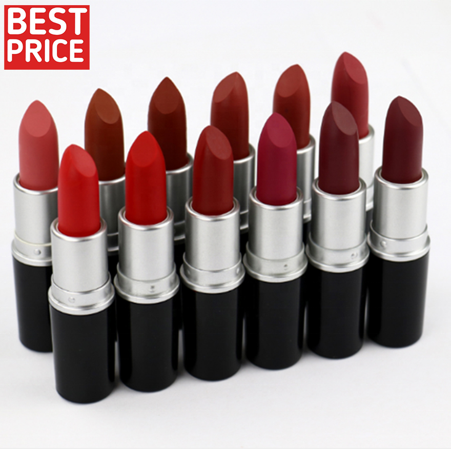 High quality OEM professional custom logo Matte Moisturizing wholesale waterproof 12 colors lipstick