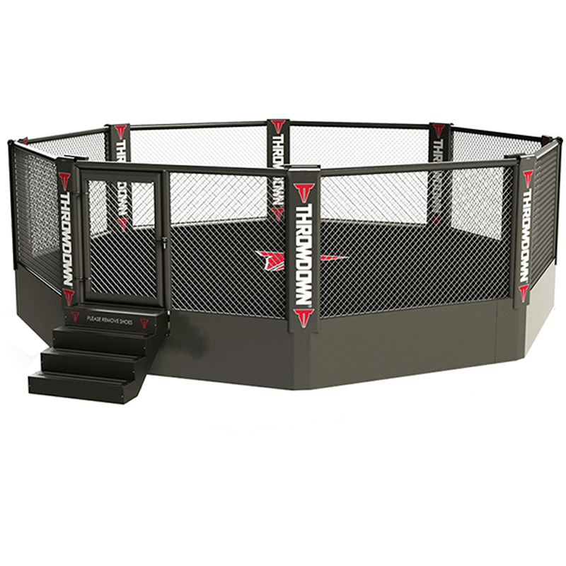 Низкая цена ufc fighting б/у боксерское кольцо напольное шестигранное ММА Клетка ММА восьмиугольник для продажи