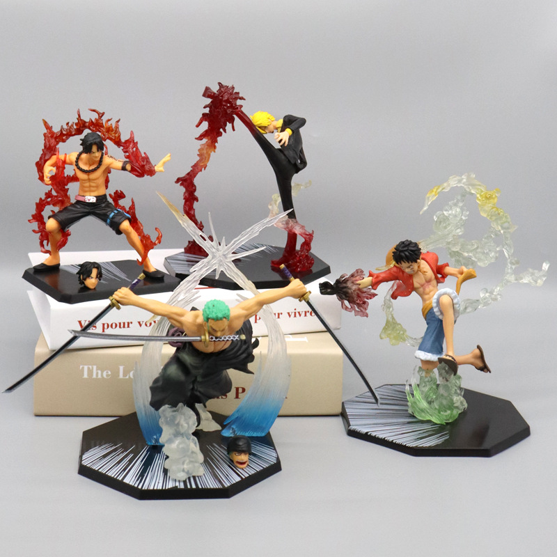 Аниме One Piece окружающие персонажи Luffy Zoro модель орнамент коллекционная игрушка экшн-фигурка