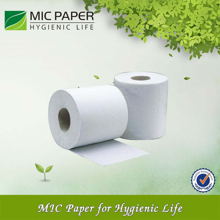 Factory Direct Sell Home Use Tissue Paper Eco Friendly Toilet Paper 5-ply 130g White Plain 12 Rolls Bag Tissue paper Roll