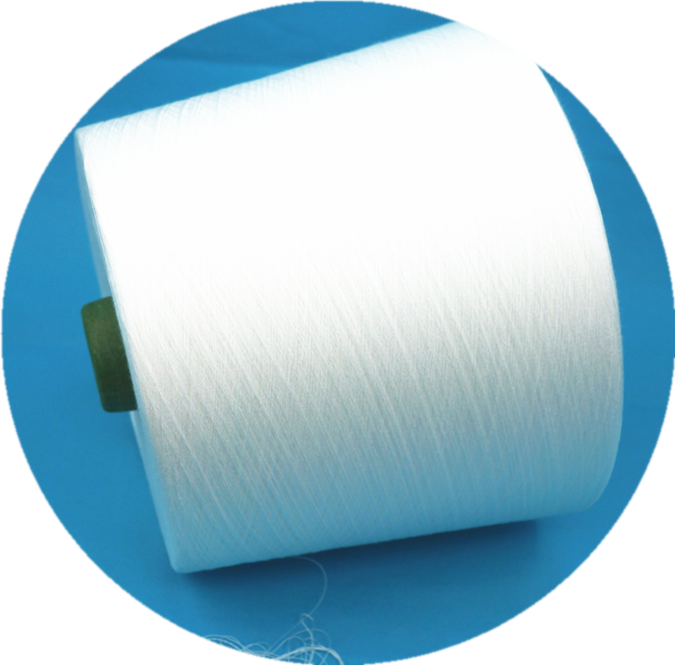 Recycled polyester yarn with GRS certificate and TC