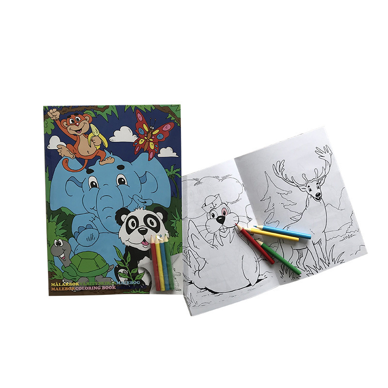 Custom Printing Colouring Painting Drawing Kids Adult Coloring Books For Children
