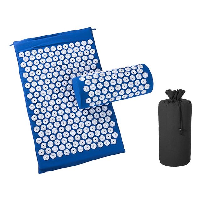 High quality Neck and Back Acupuncture point massager Cushion Acupressure mat and pillow set