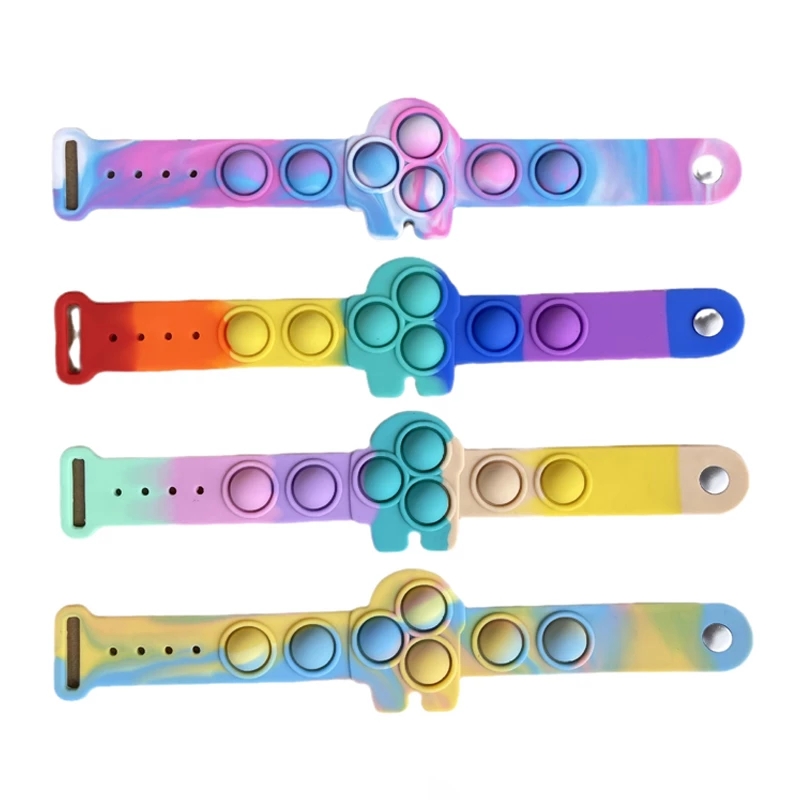 Decompression Popper Push Pop Pop Bubble Sensory Fidget Toy