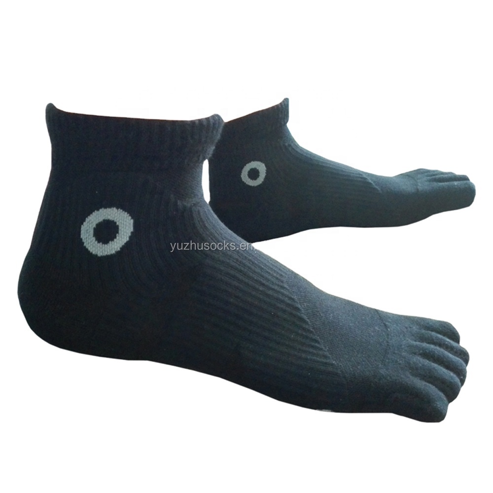 200N active athletic compression performance five fingers hiking running excellent stretch breathable premium sport toe socks