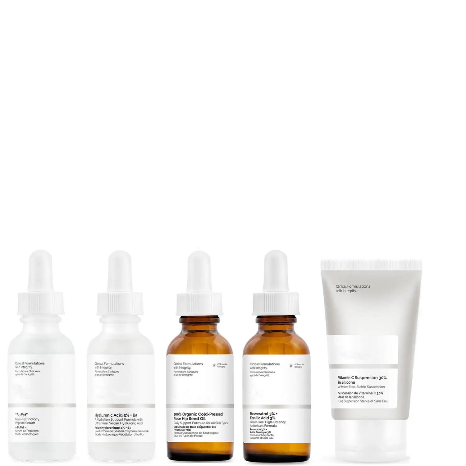 Private label Laikou skin care 5 Piece Everyday Essentials