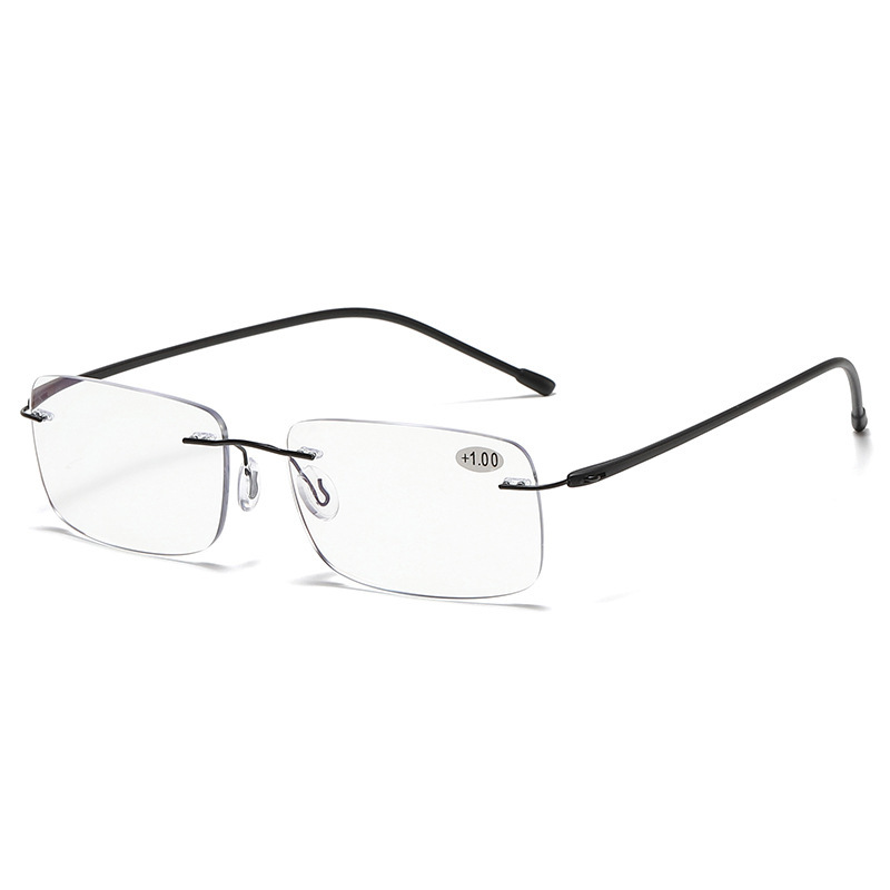 High-quality Trimmed Edge-less Photochromic Reading Glasses Automatic Zoom Progressive Multi-focus Far and Near Presbyopia