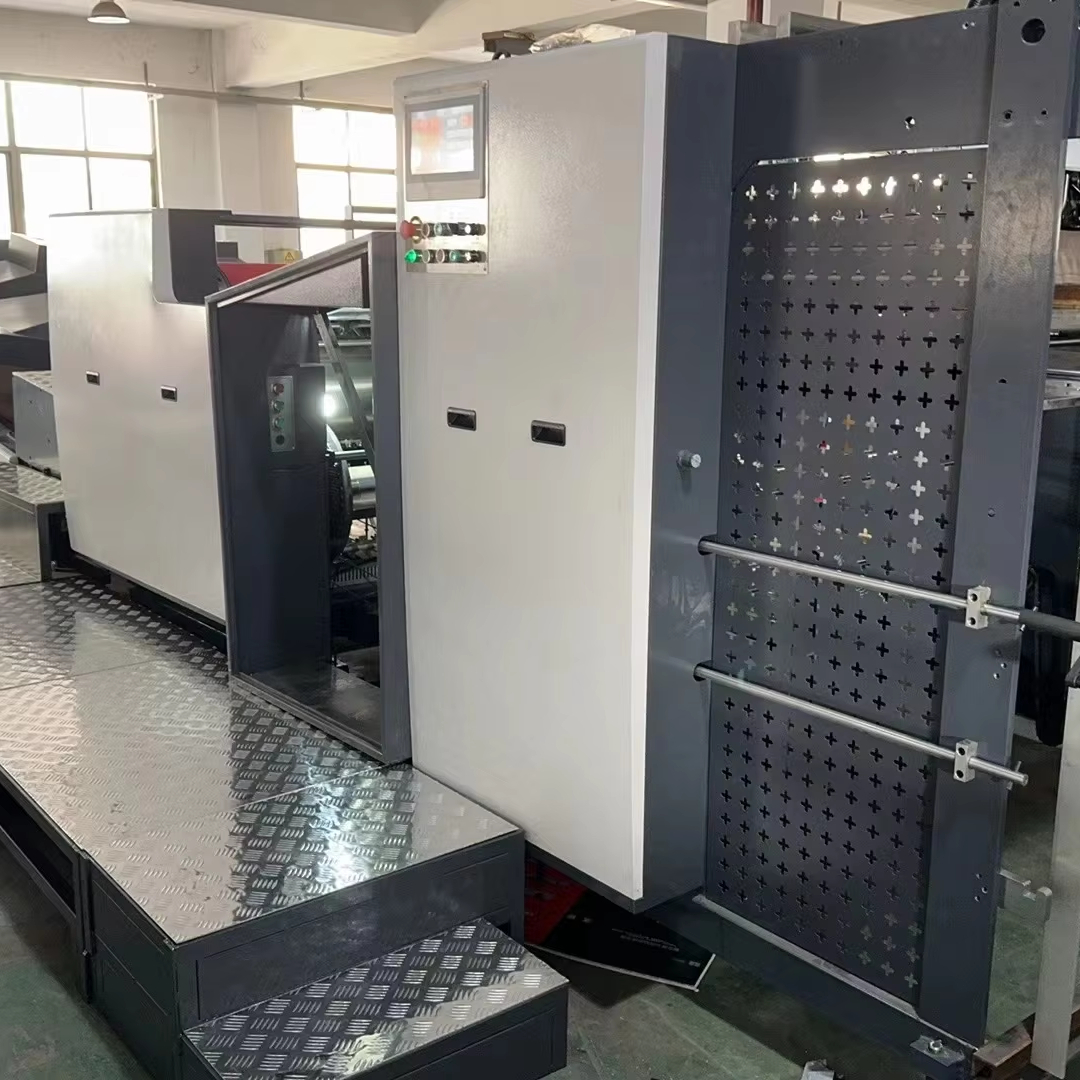 High speed automatic fully Paper Spot UV Polishing UV Varnishing UV Coating Glazing Machine ZL1050