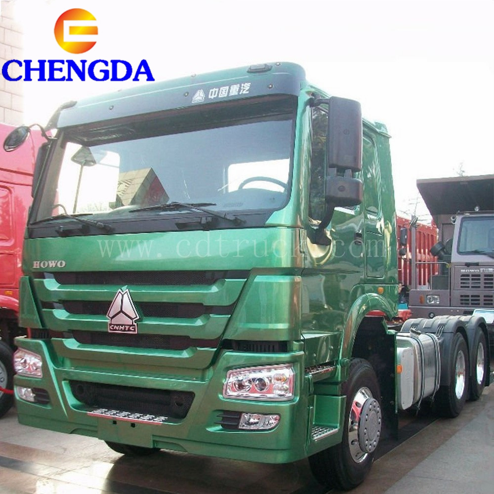 HOWO 6X4 трактор головка грузовик с плоской кабиной 371 HP