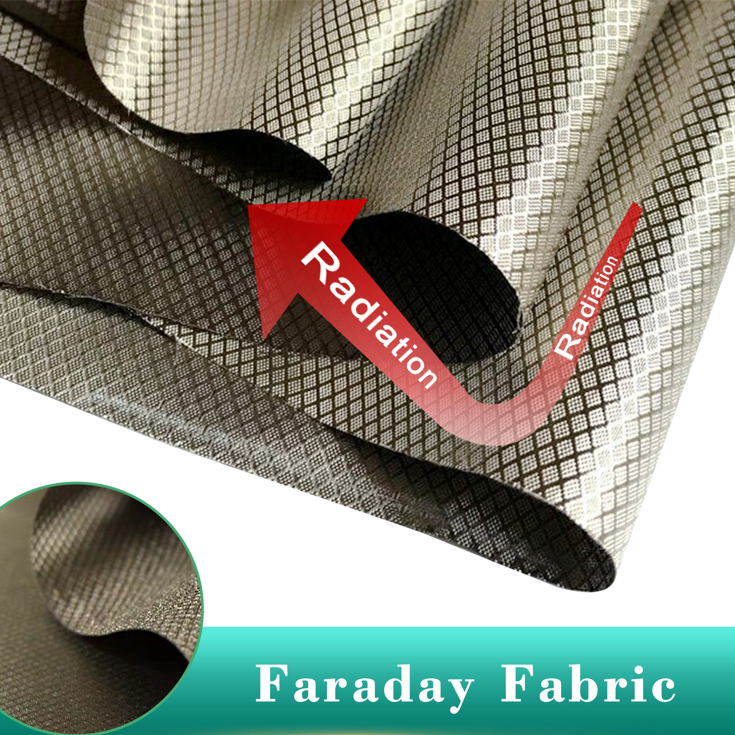 Ткань RF Faraday, проводящая ткань, Защитная ткань EMF