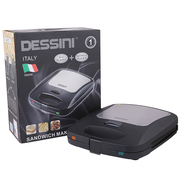 DESSINI Professional Manufacture Portable Multifunctional Electric Waffle Sandwich Maker