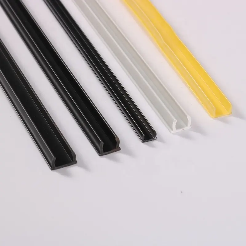 Factory Cheap Wholesale Standard Colorful Rubber Cover Strips T V Slot Decoration PP Cover Strips