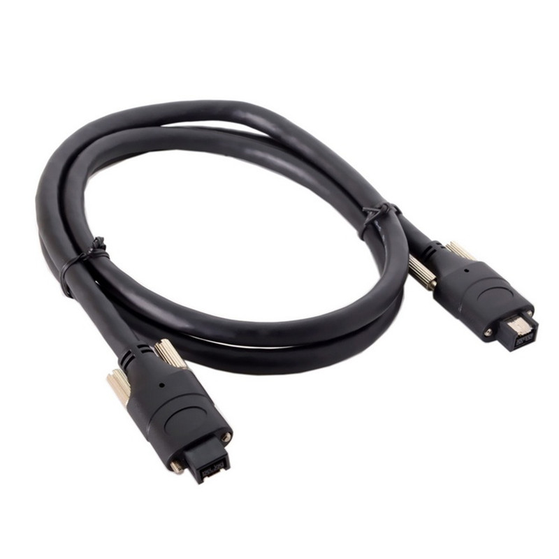 Firewire 800 IEEE1394 IEEE 1394 9P Plug to 9 Screw type Mount Camera Cable 1.0m 100cm Firewire IEEE 1394 cable