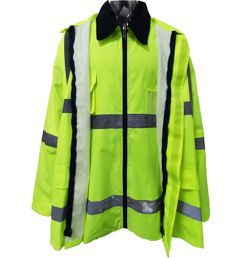 Safety Vest Work Visible Patch With Pocket Security Guard Reflective Striping Protective Vest
