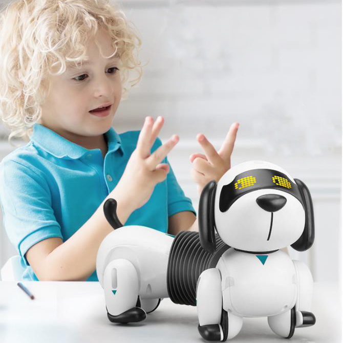 2021 Amazon Популярные Новые Развивающие игрушки для детей Интеллектуальный умный радиопульт дистанционного управления Электронный Робот собака Juguetes