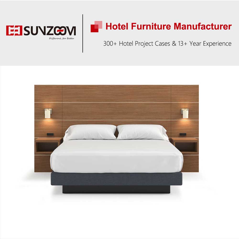 5 Star Modern Holiday Inn Express Headboard Bedroom Sets Hospitality Hotel Furniture