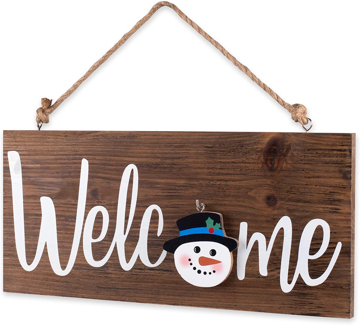 Hot Sell Metal Christmas Doorplate for Front Door Decor