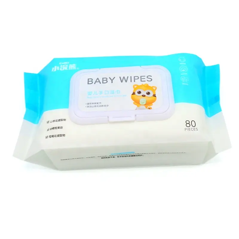 China Manufacturer Baby Wet Wipes Biodegradable Organic Cotton Wet Wipes Hypoallergenic And Unscented