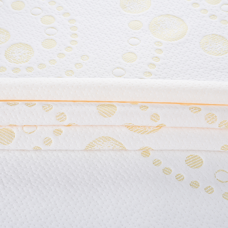 Customized Cheap Knitted Jaquard Double 100Polyester Fabric Cool Touch For Mattress