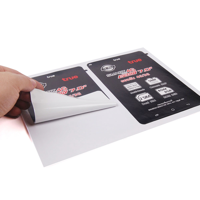 Custom designed Removable Clear Transparent Electrostatic Film Sticker vinyl paper label products printing packaging custom logo