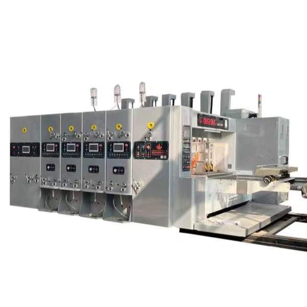 High speed carton printing slotting machine for making corrugated carton box