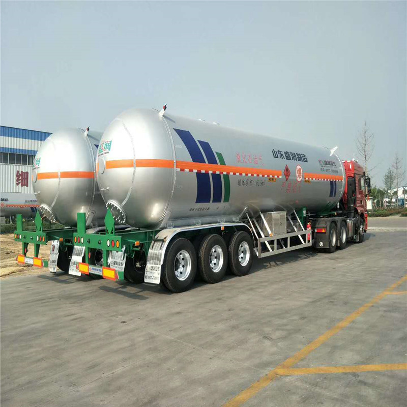 ASME EMARK стандарт 3 оси LPG транспортный танкер газовый прицеп
