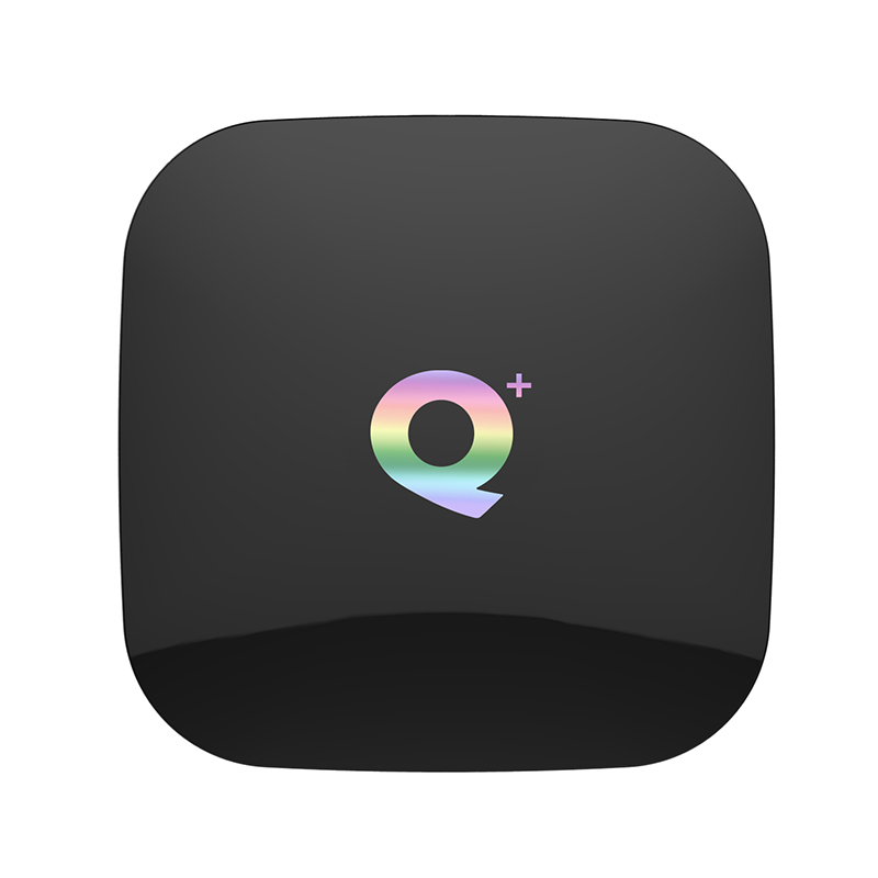 Q плюс Смарт ТВ приставка Android 9,0 TV Box 4 Гб оперативной памяти, 32 Гб оперативной памяти/64G ROM Quad Core H.265 USB3.0 2,4G Wi-Fi декодер каналов кабельного телевидения 4 к коробка