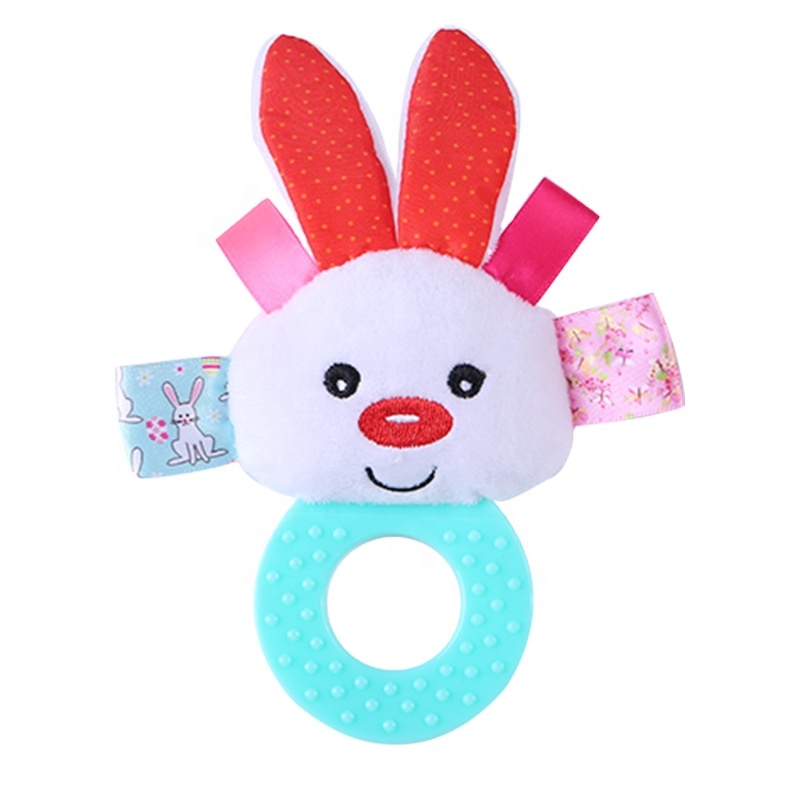 Hand held gum bell doll baby hand bell unicorn baby hand ringing bell kid stuff toy