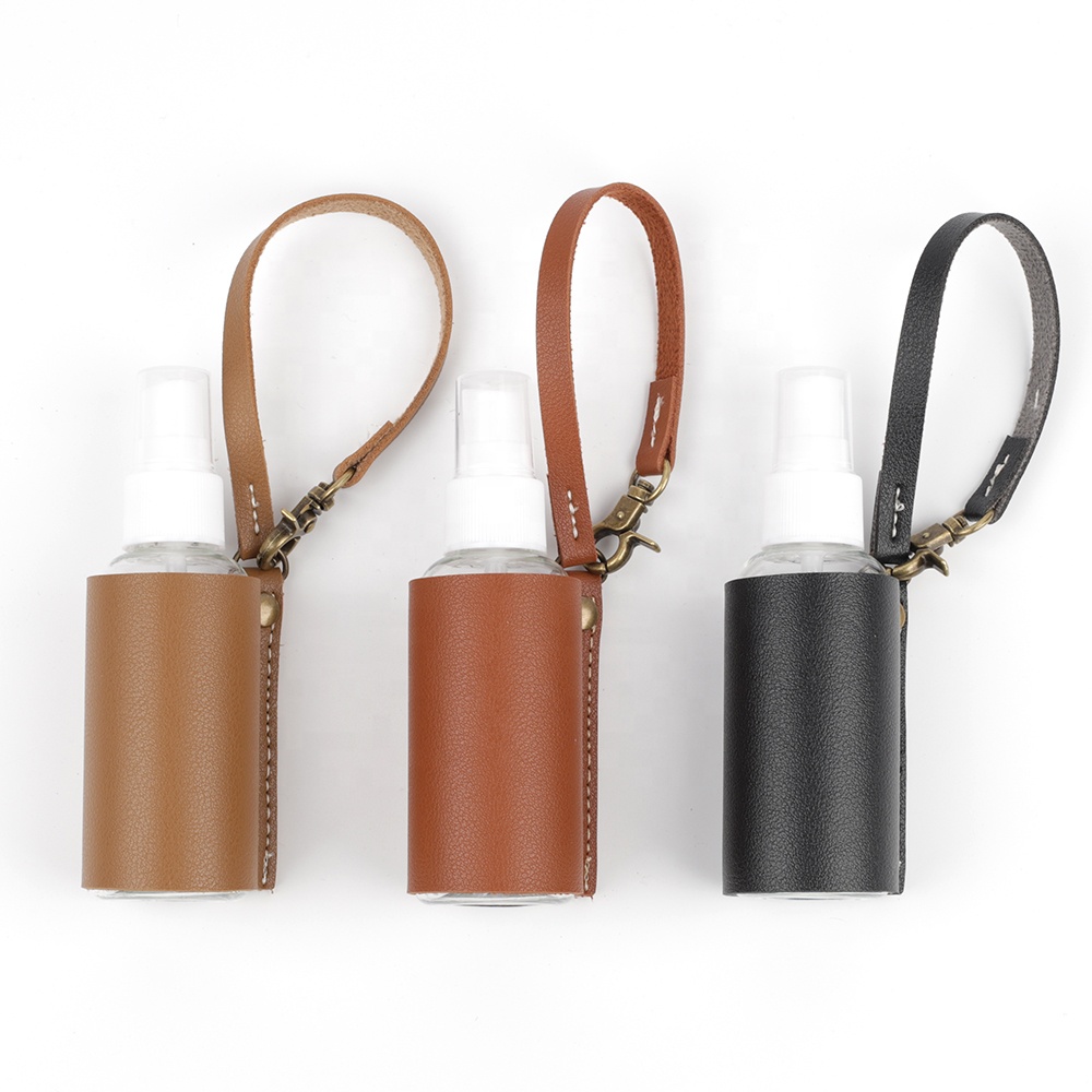 Men Women 30ml Travel Bottle Keychain Holders Set Empty Plastic Bottle 30ml 50ml 60ml Container Wristlet ring