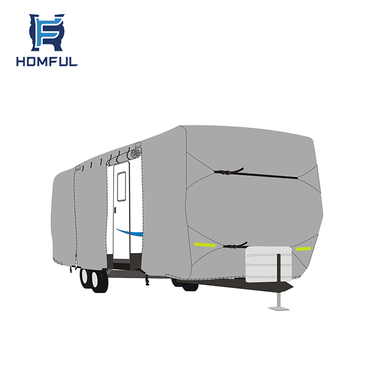 HOMFUL туристский прицеп чехол для прицепа дом на колесах Camper, водонепроницаемый, рюкзак для путешествий, трейлер охватывает крыша жилого автофургона