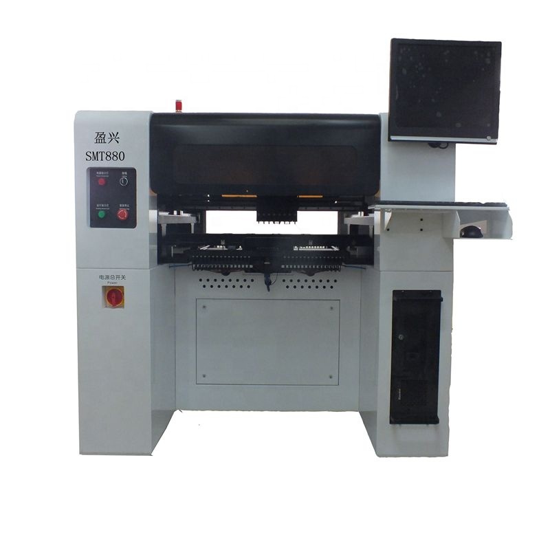(Stock in EU)2021 новейшая машина для выбора и размещения SMT SMT880 с 8 головками и 10 камерами + Серводвигатель/винтовая направляющая
